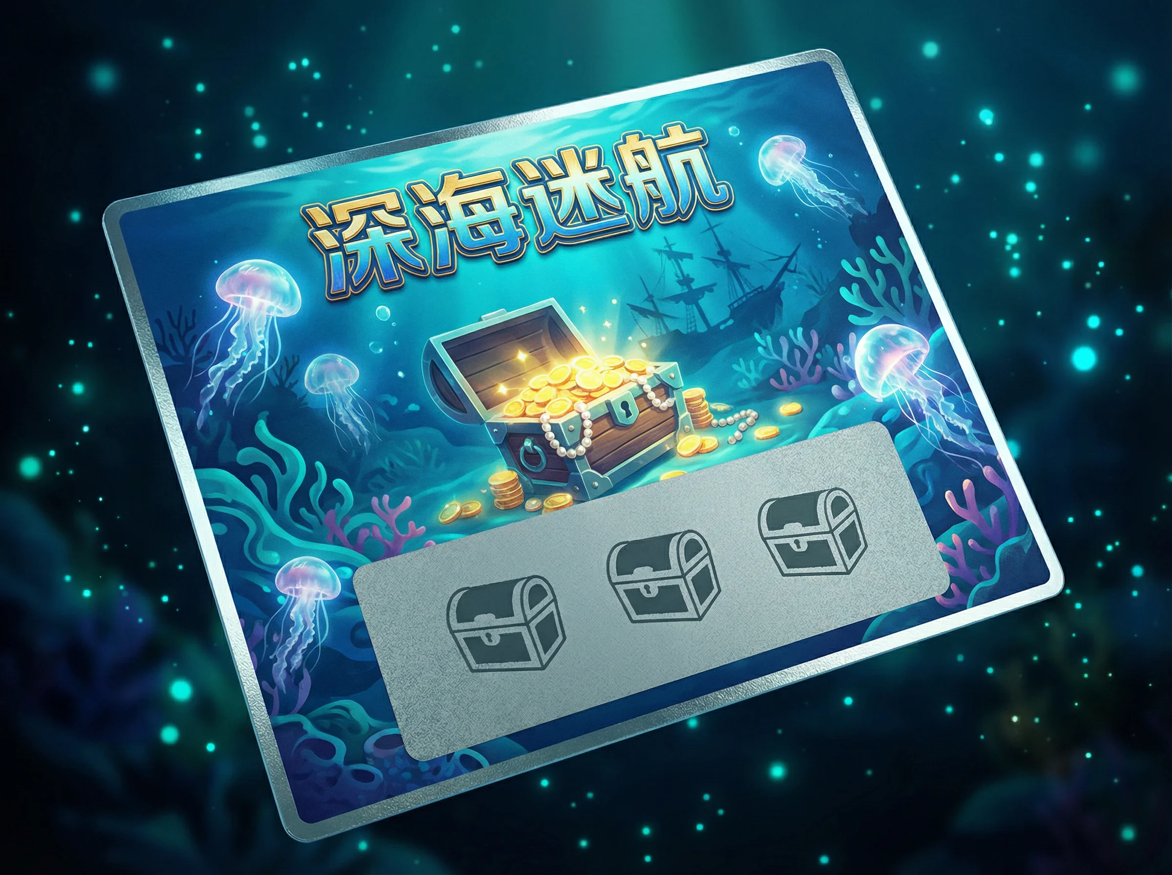 深海迷航概念刮刮乐设计 - 刮刮乐